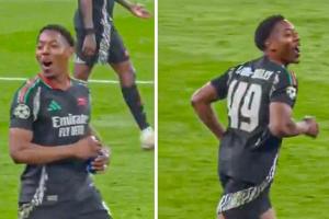 小孩哥搞事斯凯利朝皇马球迷喊vamos+喷水，球迷猛竖中指